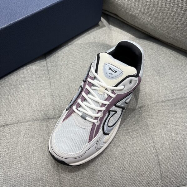 Christian Dior Women's B30 Sneaker Gray Mesh And Lavender For Women CD