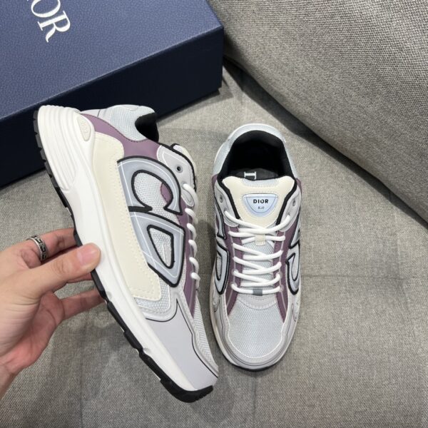 Christian Dior Women's B30 Sneaker Gray Mesh And Lavender For Women CD