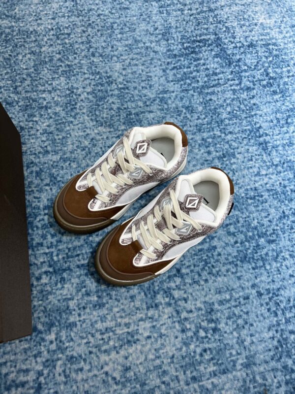 Christian Dior Women's B713 Sneaker Brown And White For Women CD