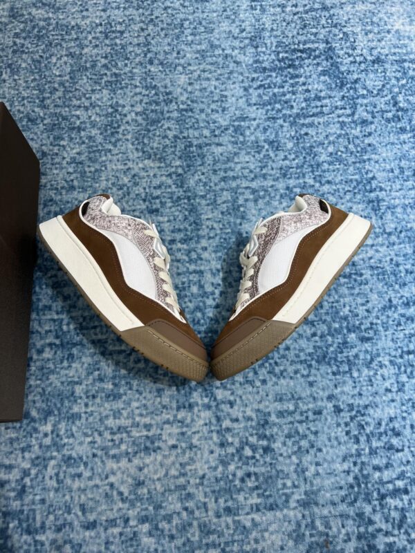 Christian Dior Women's B713 Sneaker Brown And White For Women CD