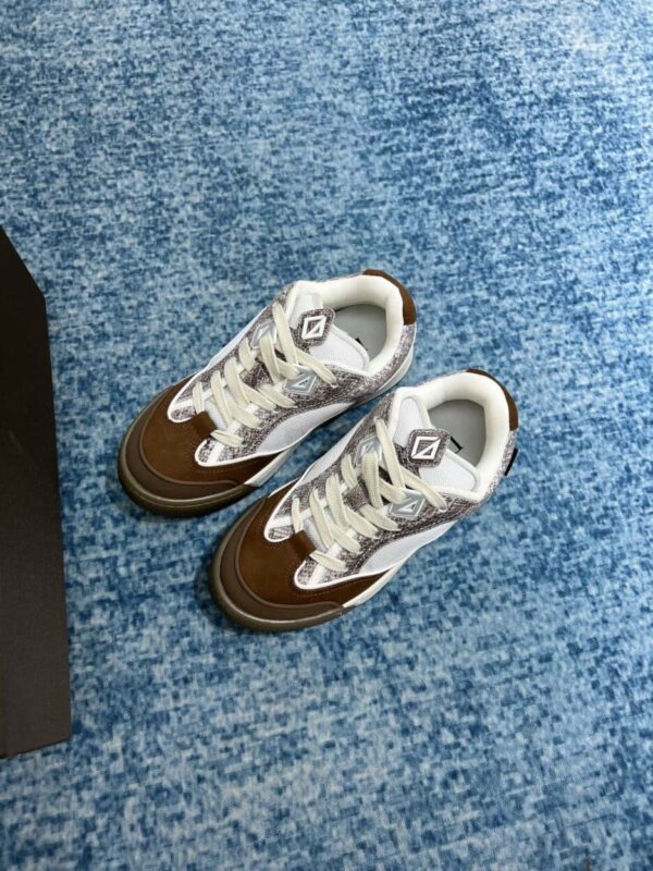 Christian Dior Women's B713 Sneaker Brown And White For Women CD