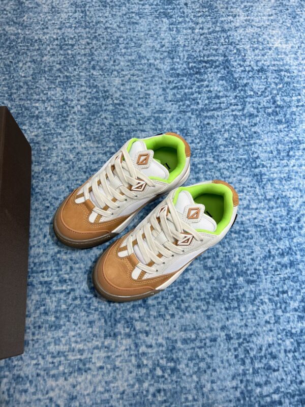 Christian Dior Women's B713 Sneaker Green And Brown For Women CD