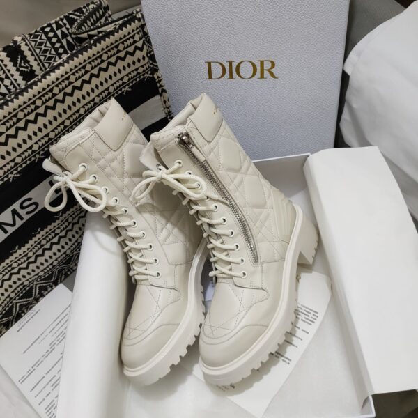 Christian Dior Women's D-Leader Ankle Boot White For Women CD KCI733CQC_S03W