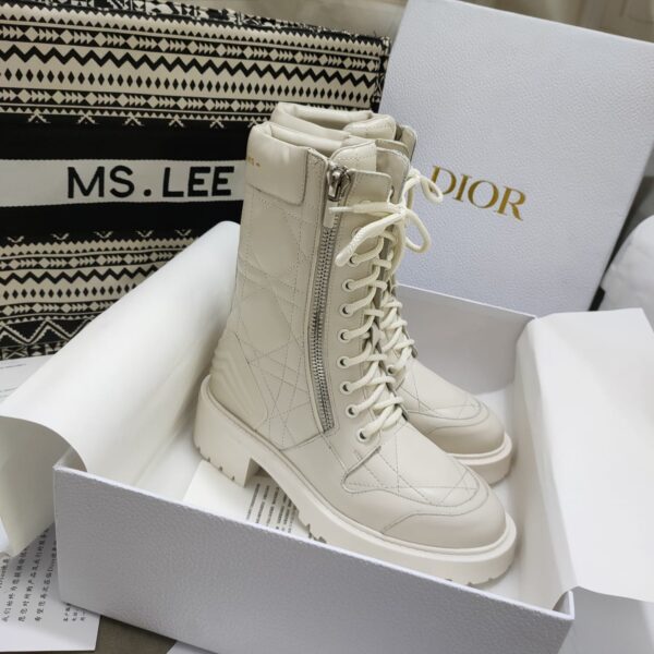 Christian Dior Women's D-Leader Ankle Boot White For Women CD KCI733CQC_S03W