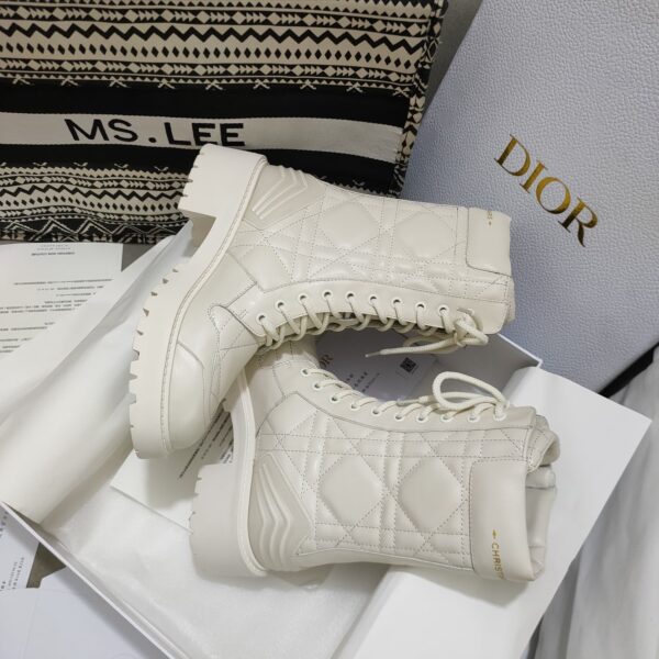 Christian Dior Women's D-Leader Ankle Boot White For Women CD KCI733CQC_S03W