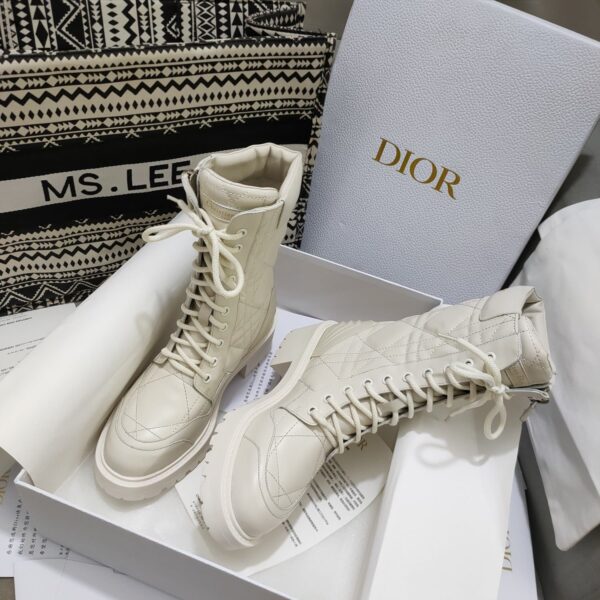 Christian Dior Women's D-Leader Ankle Boot White For Women CD KCI733CQC_S03W