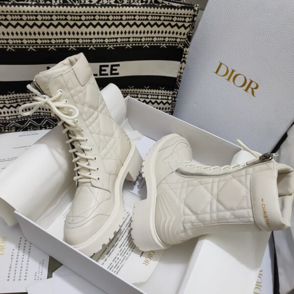 Christian Dior Women's D-Leader Ankle Boot White For Women CD KCI733CQC_S03W