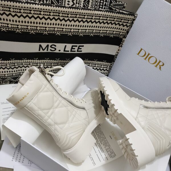 Christian Dior Women's D-Leader Ankle Boot White For Women CD KCI733CQC_S03W