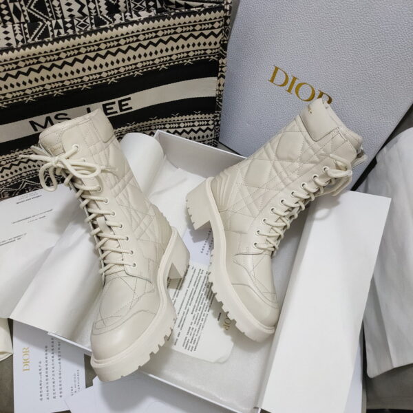 Christian Dior Women's D-Leader Ankle Boot White For Women CD KCI733CQC_S03W