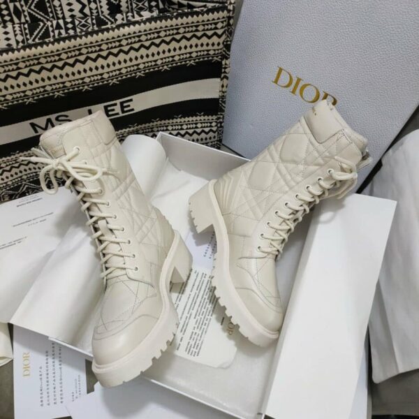 Christian Dior Women's D-Leader Ankle Boot White For Women CD KCI733CQC_S03W