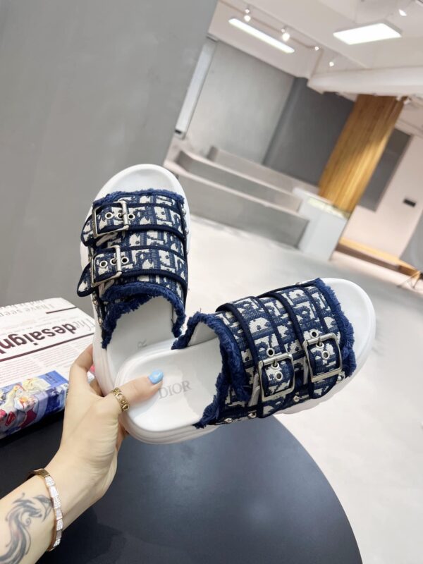 Christian Dior Women's D-Wander Slide Blue For Women CD