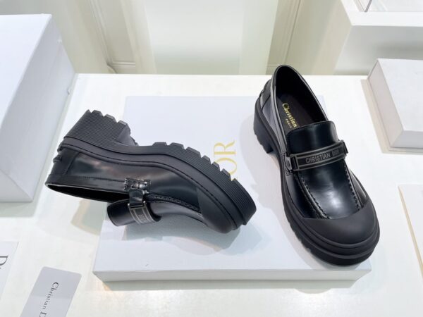 Christian Dior Women's Dior Code Loafer Black For Women CD KDB757VES_S29X