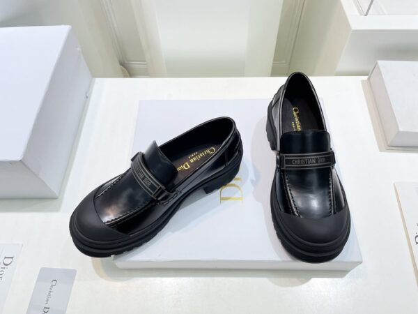 Christian Dior Women's Dior Code Loafer Black For Women CD KDB757VES_S29X