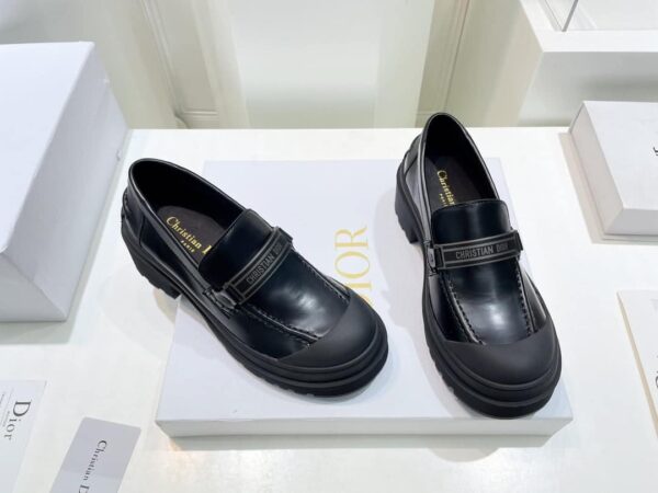 Christian Dior Women's Dior Code Loafer Black For Women CD KDB757VES_S29X