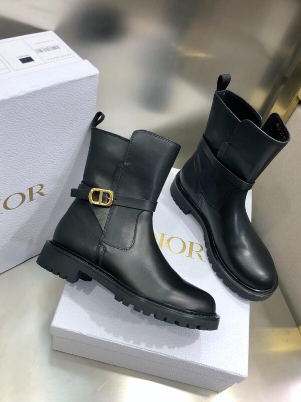 Christian Dior Women's Dior Empreinte Ankle Boot Black For Women CD KDI613VEA_S900