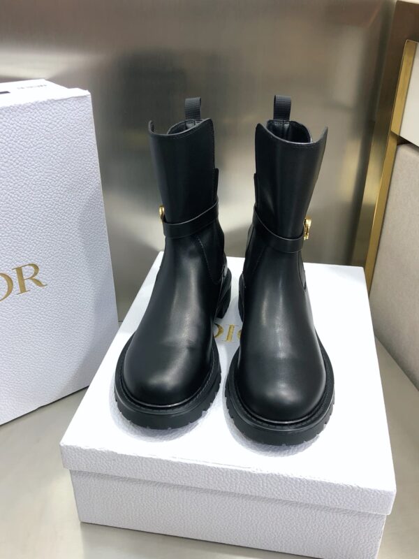 Christian Dior Women's Dior Empreinte Ankle Boot Black For Women CD KDI613VEA_S900