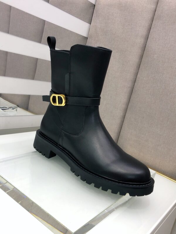 Christian Dior Women's Dior Empreinte Ankle Boot Black For Women CD KDI613VEA_S900
