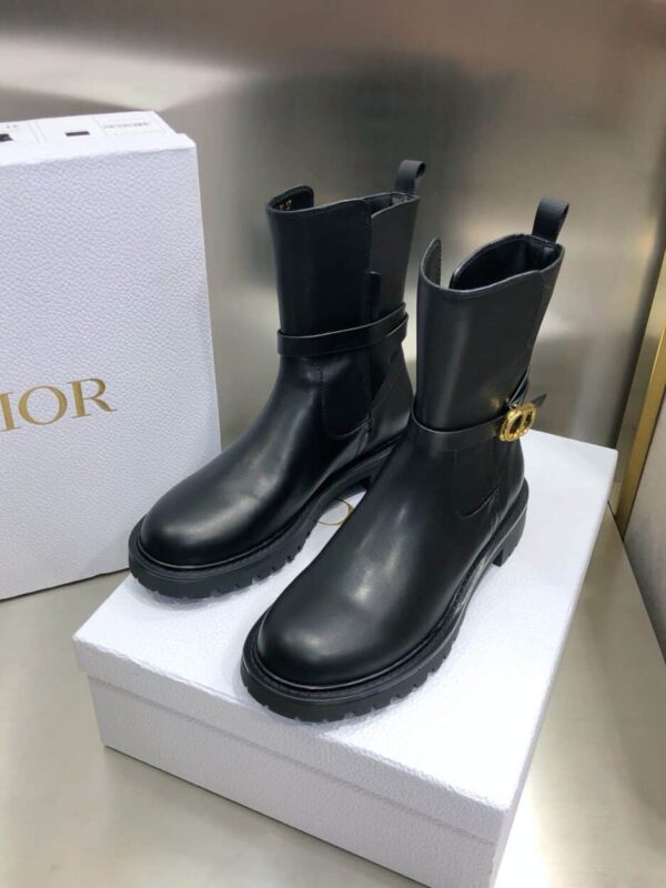 Christian Dior Women's Dior Empreinte Ankle Boot Black For Women CD KDI613VEA_S900