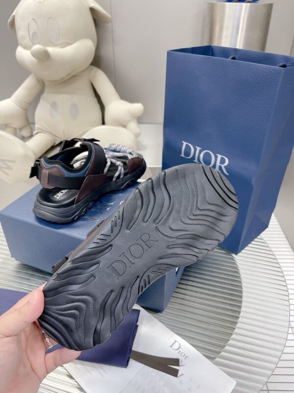 Christian Dior Women's Dior H-Town Sandal Brown And Blue For Women CD