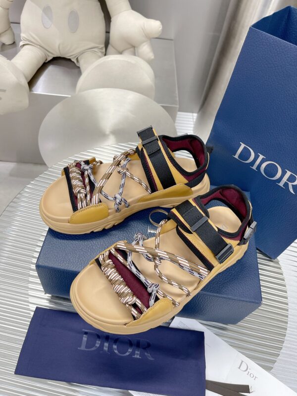 Christian Dior Women's Dior H-Town Sandal Yellow For Women CD