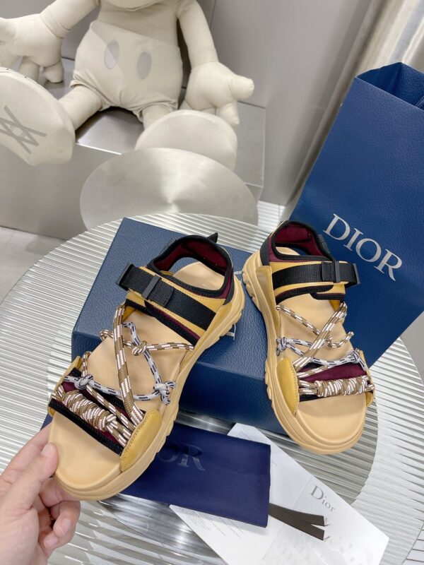 Christian Dior Women's Dior H-Town Sandal Yellow For Women CD