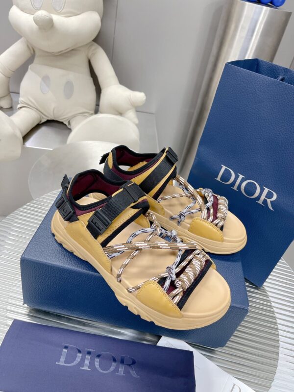 Christian Dior Women's Dior H-Town Sandal Yellow For Women CD