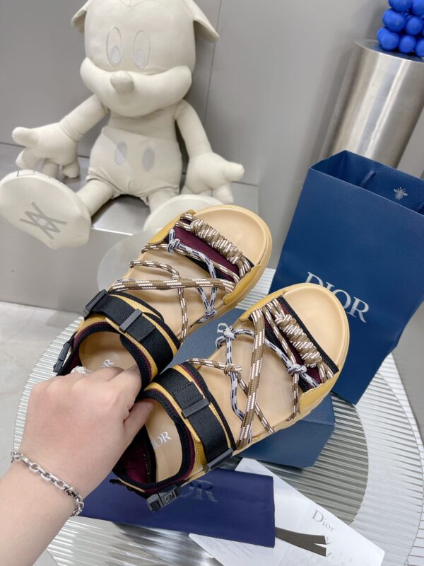 Christian Dior Women's Dior H-Town Sandal Yellow For Women CD