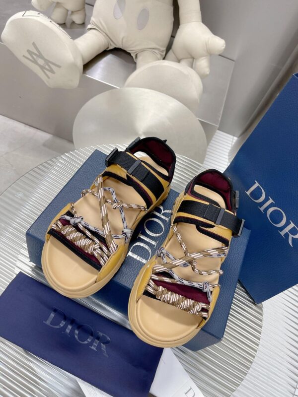 Christian Dior Women's Dior H-Town Sandal Yellow For Women CD