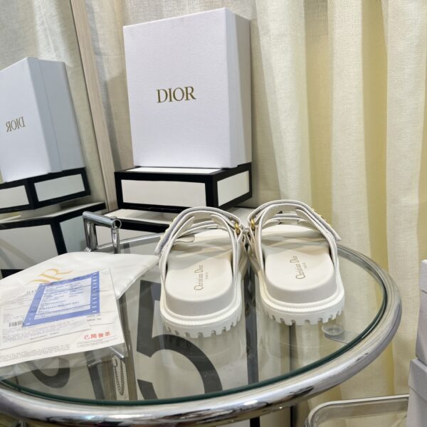 Christian Dior Women's DiorAct Slide White For Women CD KCQ718LAB_S03W