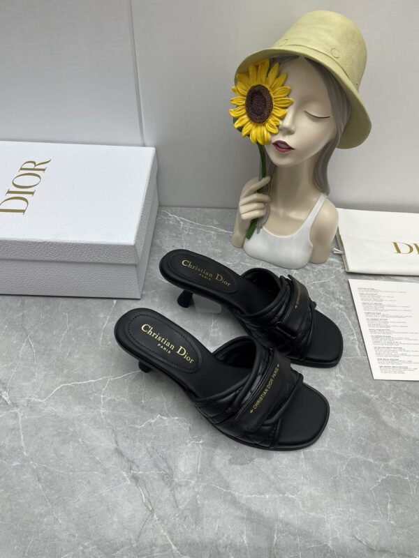 Christian Dior Women's Dio(r)evolution Heeled Slide Black For Women CD KCQ731CQC_S900