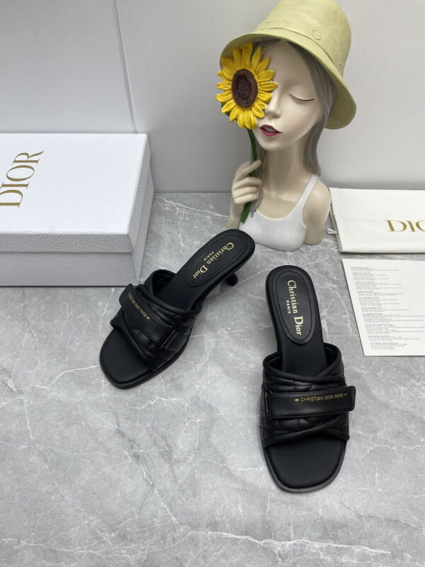 Christian Dior Women's Dio(r)evolution Heeled Slide Black For Women CD KCQ731CQC_S900
