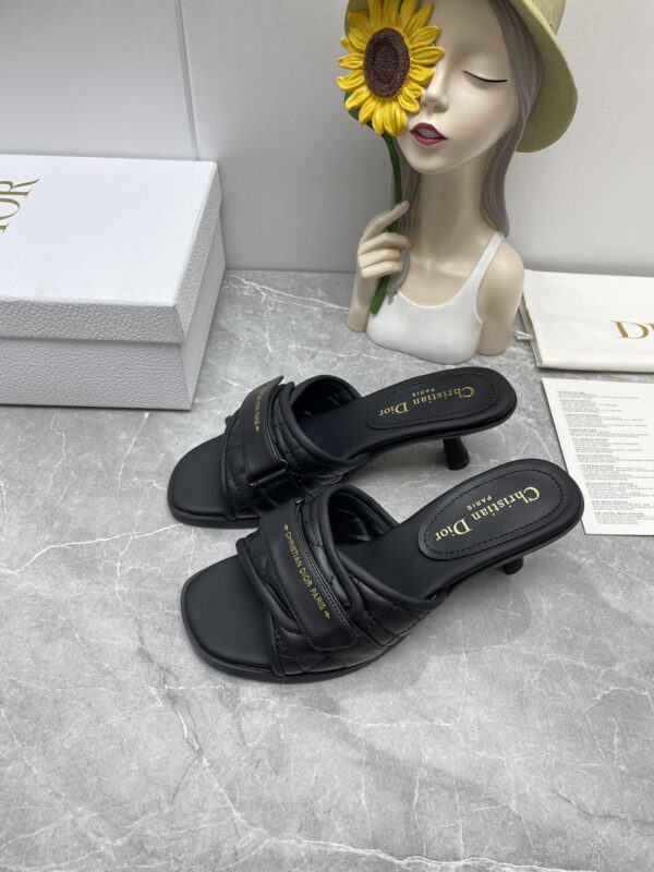 Christian Dior Women's Dio(r)evolution Heeled Slide Black For Women CD KCQ731CQC_S900