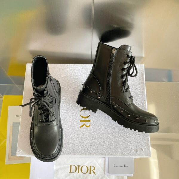 Christian Dior Women's Diorquake Ankle  Boot Black For Women CD