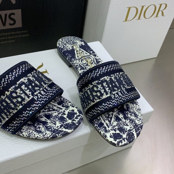 Christian Dior Women's Dway Slide Blue For Women CD