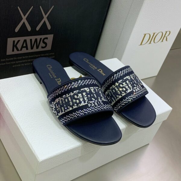 Christian Dior Women's Dway Slide Blue For Women CD KCQ166ERC_S56B