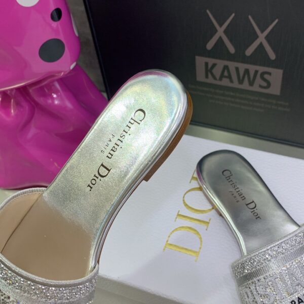 Christian Dior Women's Dway Slide Sliver For Women CD