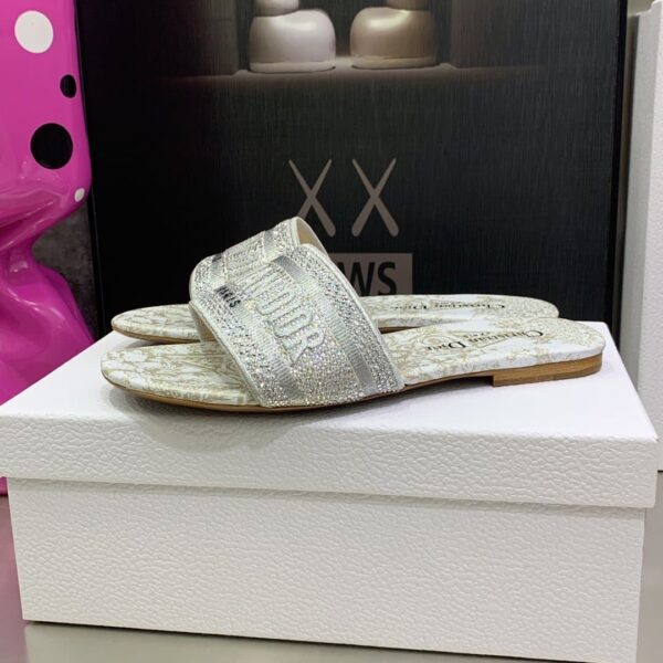 Christian Dior Women's Dway Slide White For Women CD
