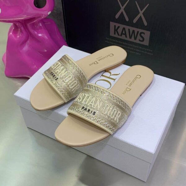 Christian Dior Women's Dway Slide Yellow For Women CD KCQ209LCS_S62K
