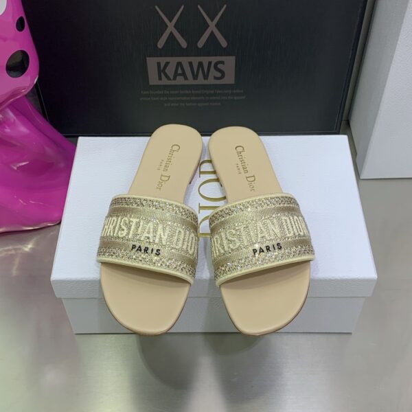 Christian Dior Women's Dway Slide Yellow For Women CD KCQ209LCS_S62K