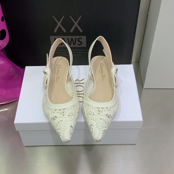 Christian Dior Women's J'Adior Slingback Ballerina Flat White For Women CD