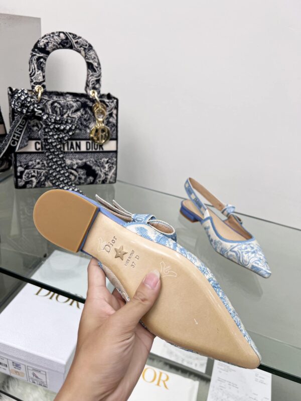 Christian Dior Women's J'Adior Slingback Pump Blue For Women CD 0.7in/ 2cm