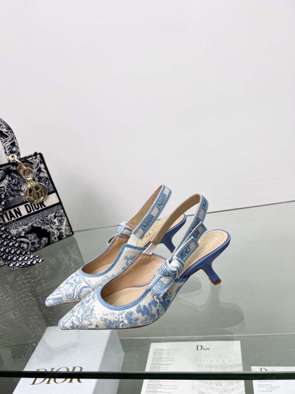 Christian Dior Women's J'Adior Slingback Pump Blue For Women CD 2.5in/6.5 cm