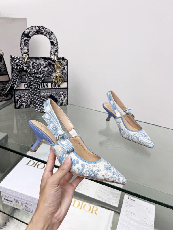 Christian Dior Women's J'Adior Slingback Pump Blue For Women CD 2.5in/6.5 cm