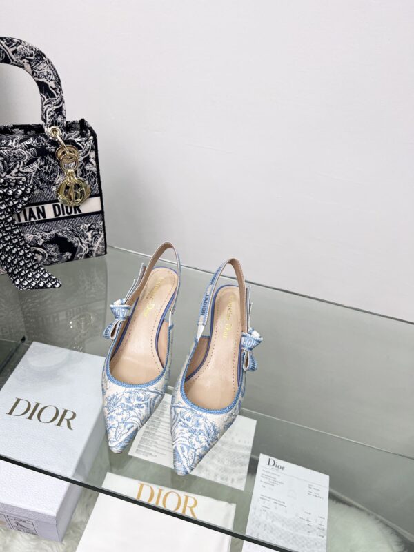 Christian Dior Women's J'Adior Slingback Pump Blue For Women CD 2.5in/6.5 cm