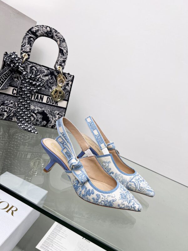 Christian Dior Women's J'Adior Slingback Pump Blue For Women CD 2.5in/6.5 cm
