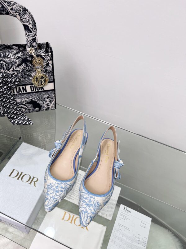 Christian Dior Women's J'Adior Slingback Pump Blue For Women CD 2.5in/6.5 cm