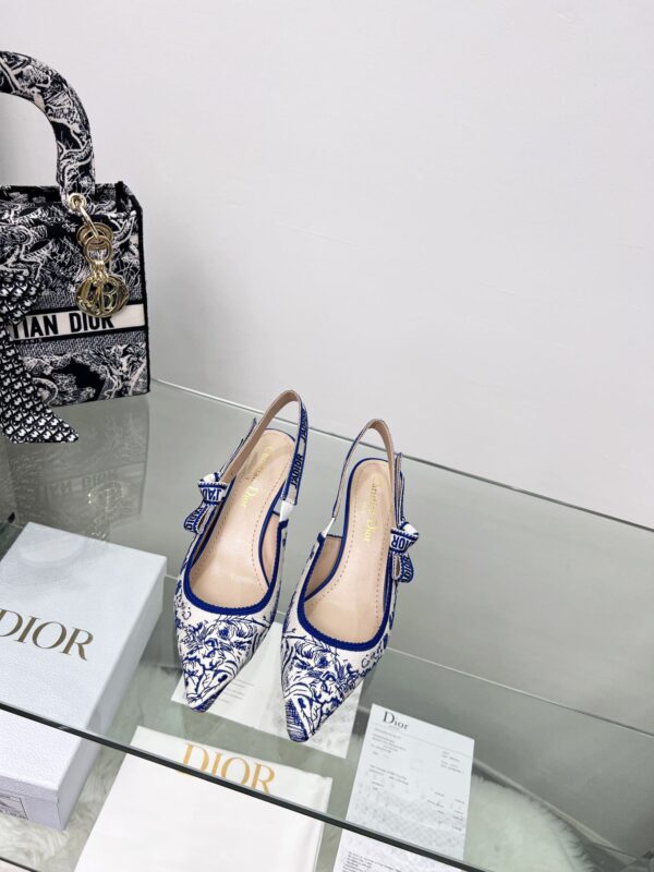 Christian Dior Women's J'Adior Slingback Pump Bright Blue For Women CD 2.5in/6.5 cm