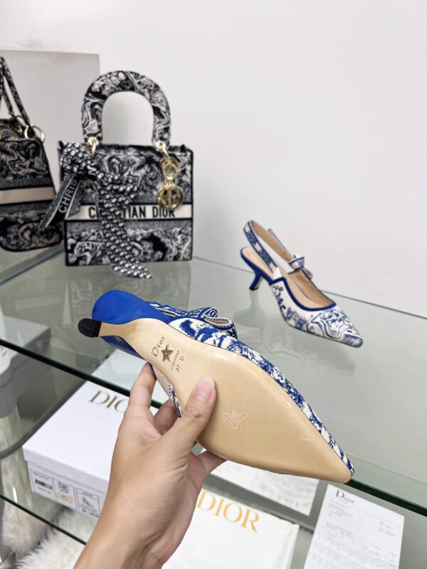 Christian Dior Women's J'Adior Slingback Pump Bright Blue For Women CD 2.5in/6.5 cm