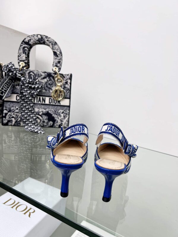 Christian Dior Women's J'Adior Slingback Pump Bright Blue For Women CD 2.5in/6.5 cm