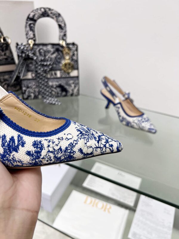 Christian Dior Women's J'Adior Slingback Pump Bright Blue For Women CD 2.5in/6.5 cm